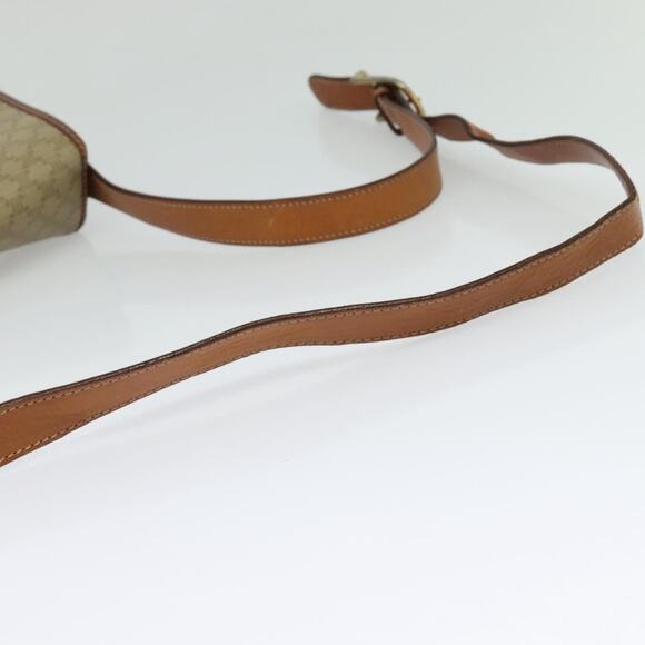 CELINE Macadam Canvas Shoulder Bag Pvc Beige Gold - Picture 7 of 12